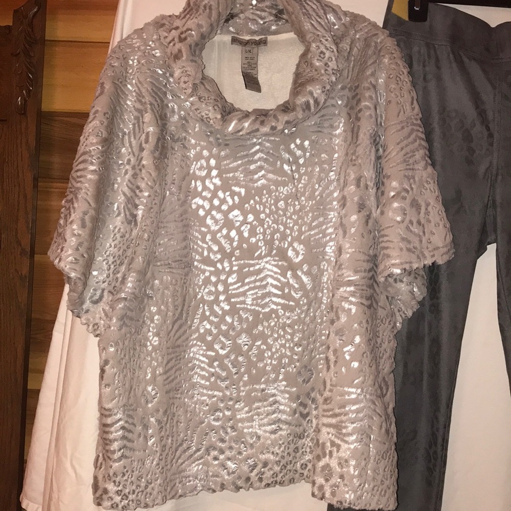 Dressy Animal Print Sweater